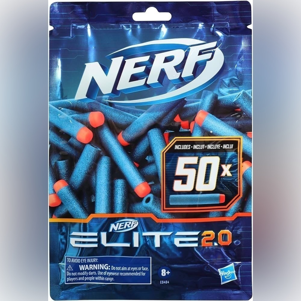 Nerf Elite 2.0 50-Dart Refill Pack, 50 Foam darts T31